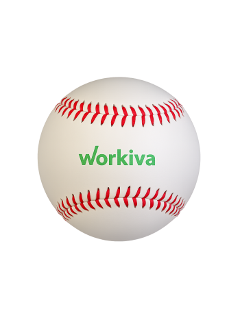 Workiva Baseball Stress Relievers
