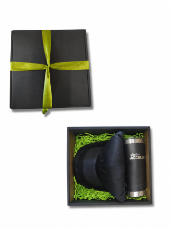 Gift Box with Hat and Tumber